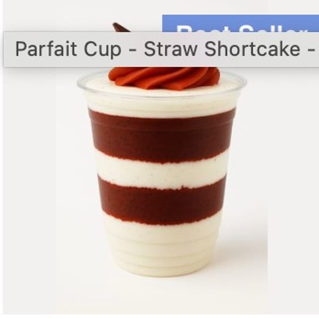 Red Velvet Parfait.