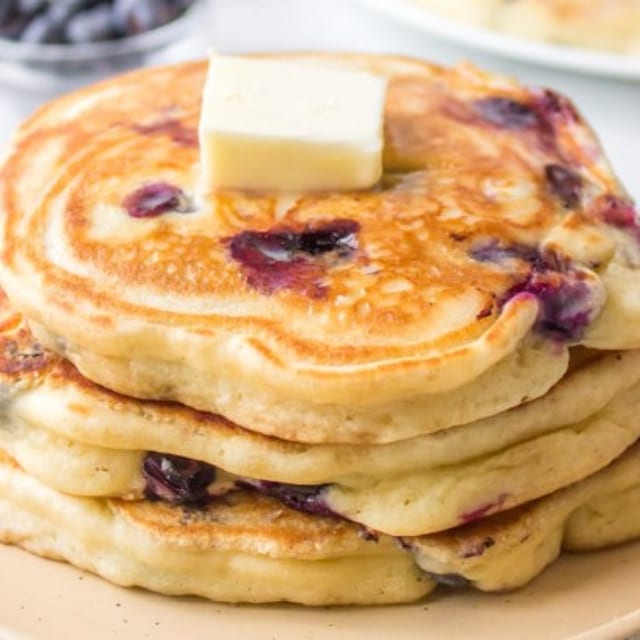 Blueberry Pancakes.