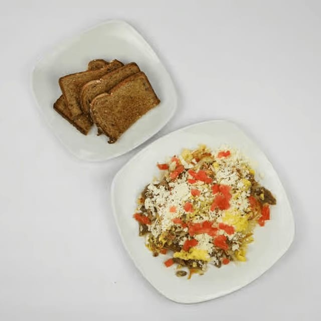 Gus' Greek Scrambler.
