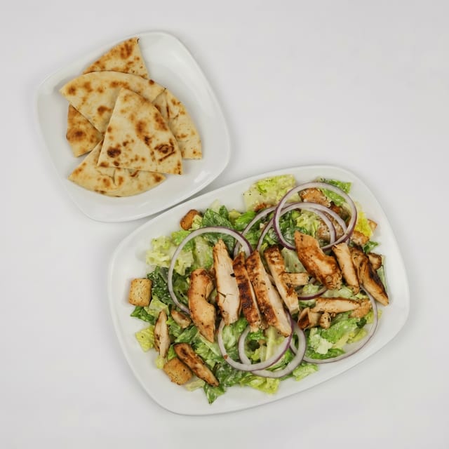 Chicken Caesar Salad.